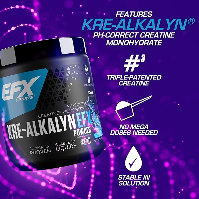 EFX Sports Kre-Alkalyn EFX Powder Blue Frost 7.76oz - BeesActive Australia