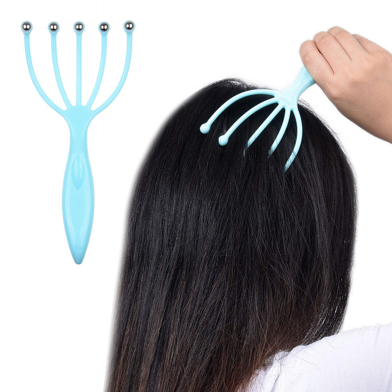 Scalp Massage Kit - 2X Scalp Scratcher, 1x Roller Ball Claw Massager and 1x Shampoo Massage Brush - Relaxes and Rejuvenates - Stimulates Blood Circulation - Keeps Your Scalp Clean and Healthy - BeesActive Australia