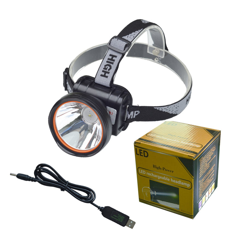 ODEAR Super Bright Adjustable Rechargeable Headlamp Flashlight Torch HeadLamp for Mining Camping Hiking Fishing white light - BeesActive Australia