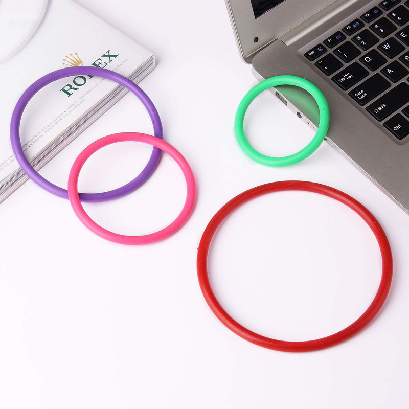 [AUSTRALIA] - HRLORKC Plastic Ring Toss Game Set Rings for Ring Toss for Kids Outdoor Games Plastic Carnival Rings Carnival Games for Carnival Party and Parent-Child Games 32 pcs 
