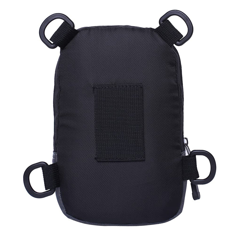 Kylebooker Small Fly Fishing Chest Pack Lightweight Tackle Storage Pouch Waist Bag Black - BeesActive Australia