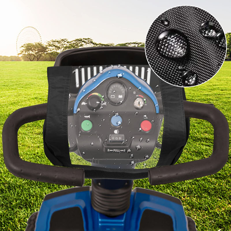 Delilxike Mobility Scooter Control Panel/Tiller Cover/Console Cover Waterproof -Easy Fix -Rain Protector-Black - BeesActive Australia
