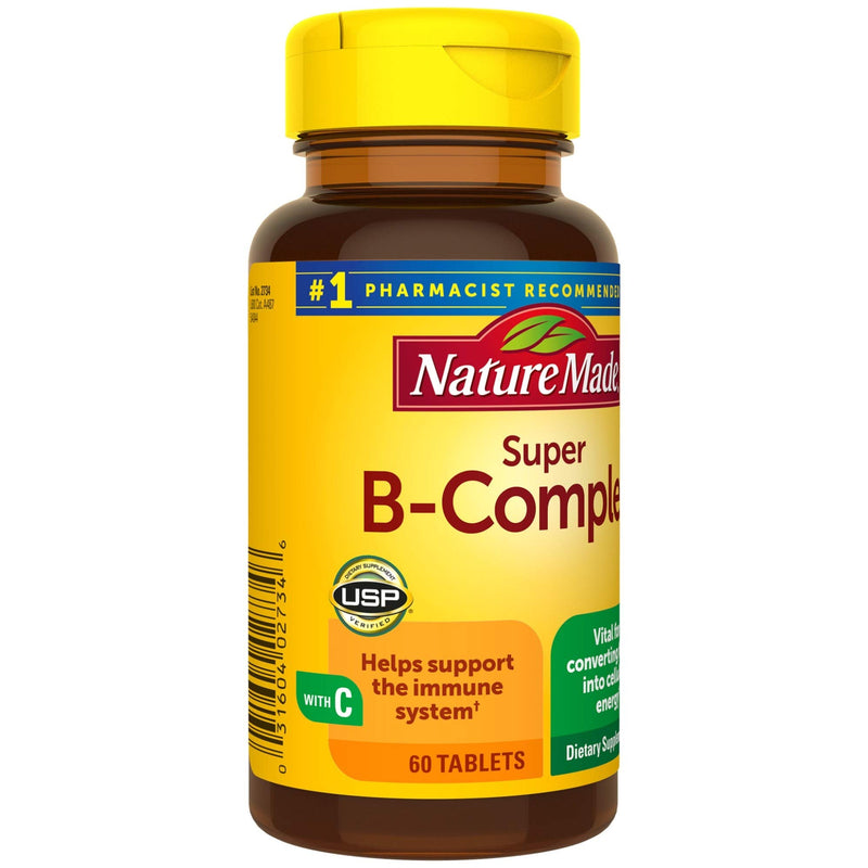 Super B-Complex Tablets, 60 Count for Metabolic Health - BeesActive Australia