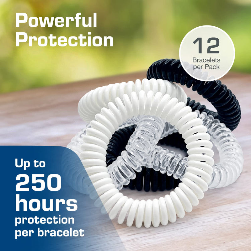 Active Era Mosquito Repellent Bracelet [12 Pack], Insect, Midge & Mosquito Bands - Powerful DEET Free Formula - Waterproof with 250 Hours / 10 Days of Protection for Adults and Kids 3+ 12 Count (Pack of 1) - BeesActive Australia