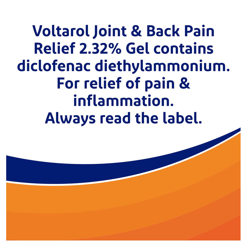 Voltarol Pain Relief Gel, 12 Hour Joint Pain Relief 2.32% Gel (packaging may vary), 50 g (Pack of 1) - BeesActive Australia