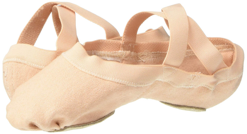 [AUSTRALIA] - Bloch Dance Girl's Synchrony Split Sole Stretch Canvas Ballet Slipper / Shoe 13 Little Kid Pink 