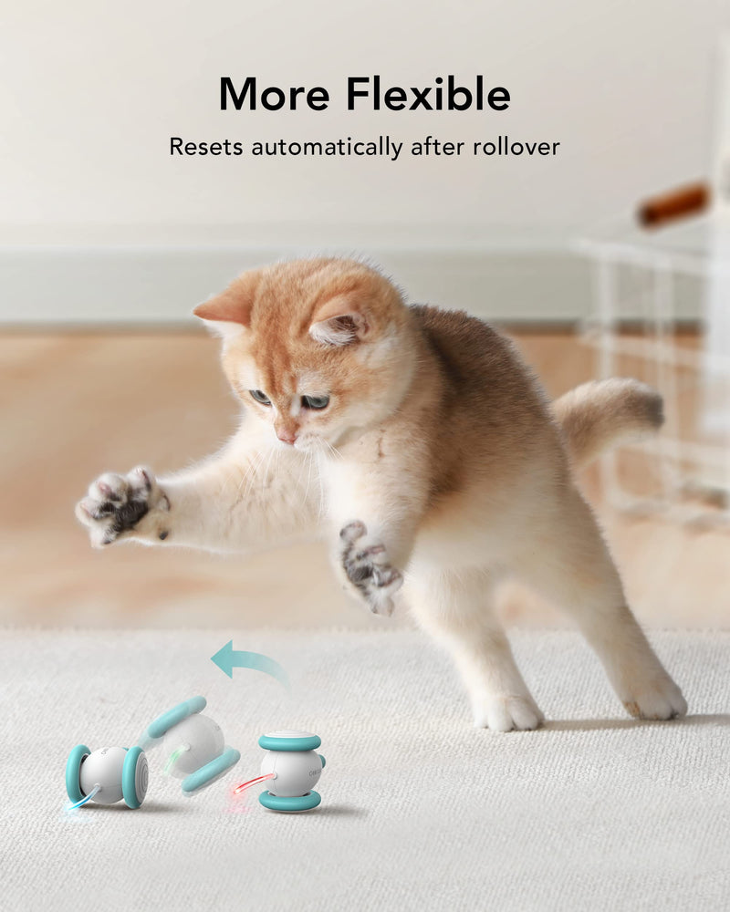 PETLIBRO Interactive Cat Toys for Indoor Cats, Automatic Cat Toys with LED Lights, Kitten Toys, Smart Electric Cat Mice Toys, Pet Exercise Toys, USB Rechargeable, Auto On/Off - BeesActive Australia
