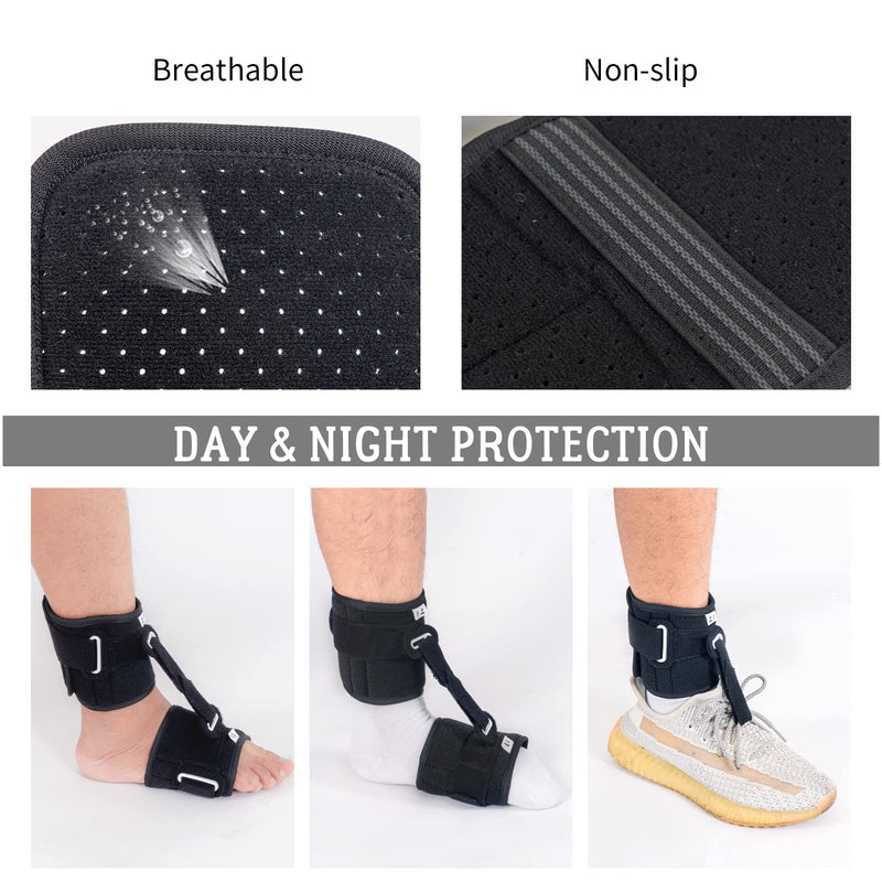 Tairibousy Foot Up AFO Foot Drop Brace Adjustable Ankle Foot Orthosis Support for Men & Women and Kids - Improve Walking Gait, Achilles Tendon, Hemiplegia, Stroke & Pain Relief - Left & Right Foot Breathable - BeesActive Australia