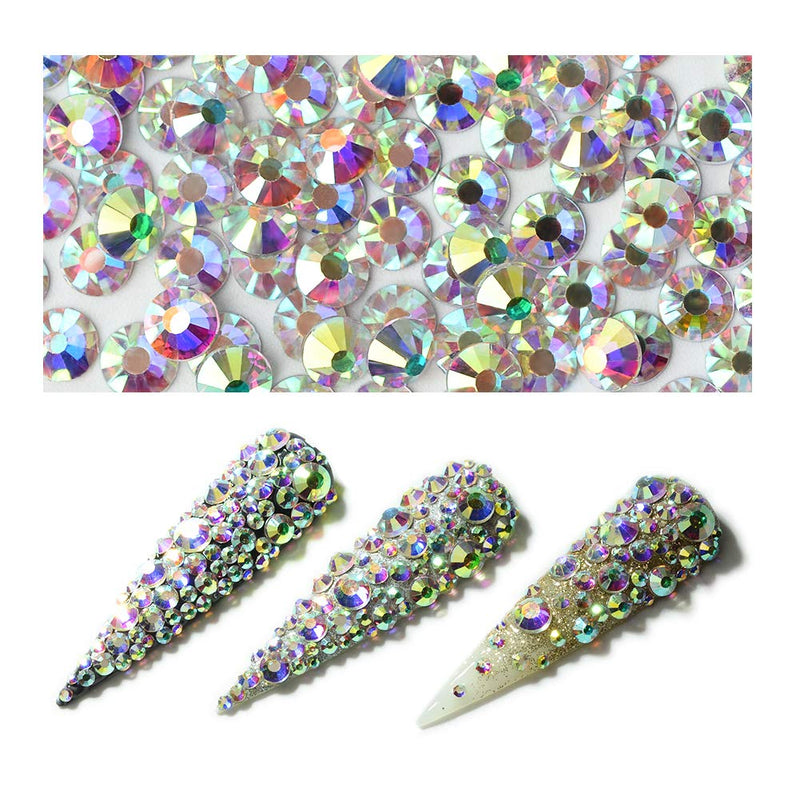 Yeslady Nail Art Rhinestone Starter Kit Glitter Sequin With Buffer File Tools Nail Set Professional Salon Manicure Brush 23pcs For Learner - BeesActive Australia