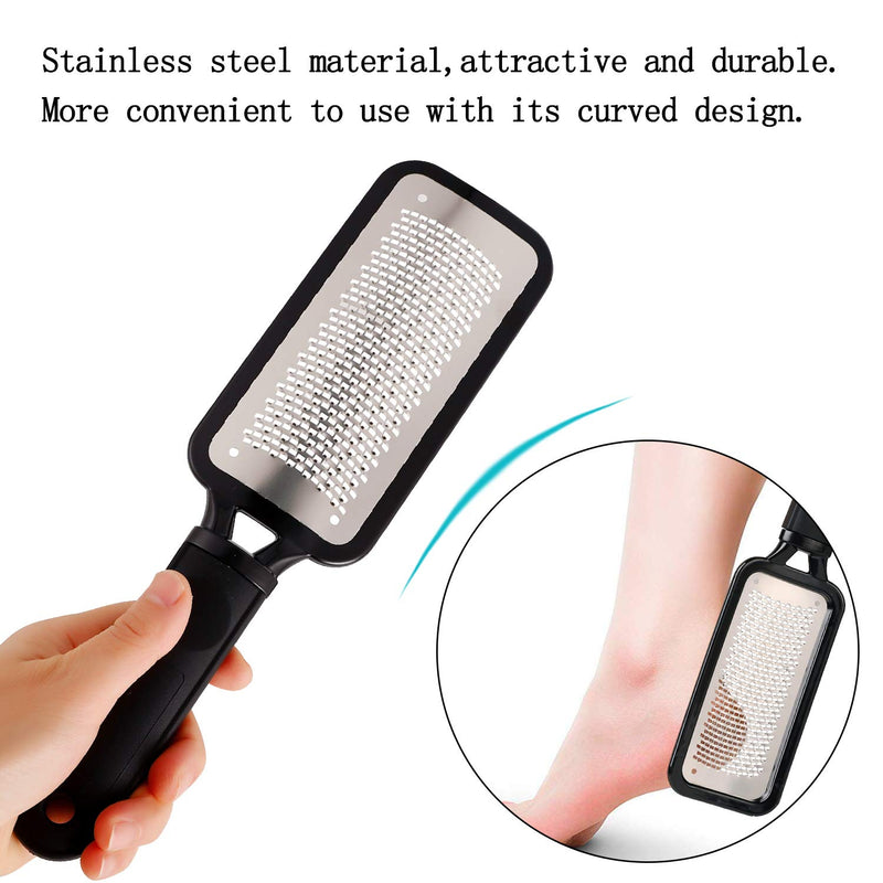 Foot File ， Foot files, pedicure kit, stainless steel foot file, stainless steel file, pedicure tool for foot smoothing, for wet or dry cracked feet - BeesActive Australia