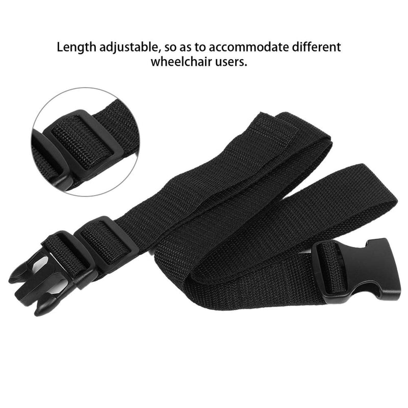 Wheelchair Lap Strap, 52in Long Adjustable Wheelchair Seat Belt Extender Safety Waist Leg Strap Chest Buckle for Mobility Scooter Wheelchair - BeesActive Australia