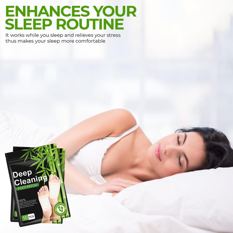 Pedimend Detox Foot Patches Natural Detox Foot Pads Deep Cleansing for Impurity Removal & Deep Sleep,with Bamboo Vinegar and Ginger,Relaxation Enhance Blood Circulation (Bamboo/Ginger, 20 Pack) Bamboo/Ginger - BeesActive Australia