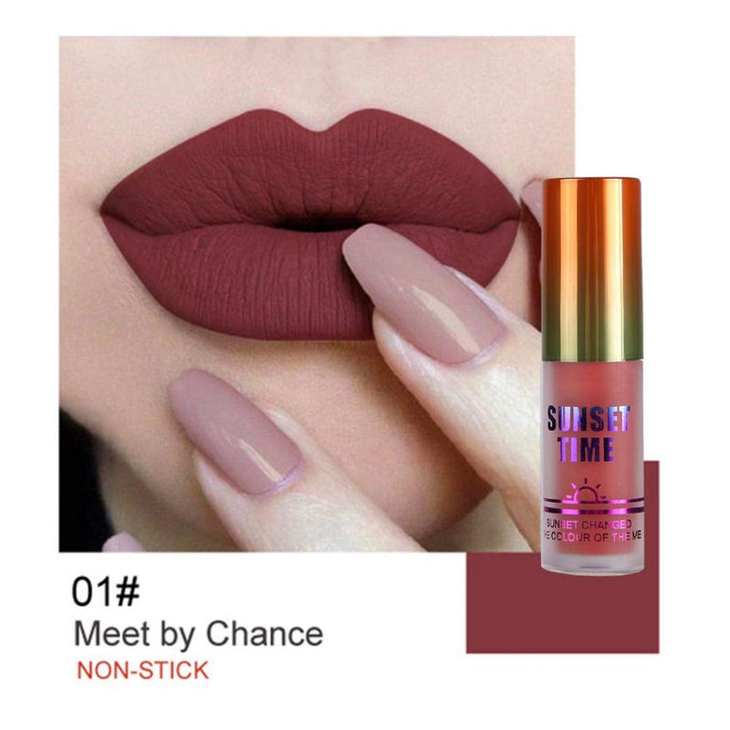 Matte Liquid Lipstick, Ink Waterproof Lip Gloss Beauty Lips Makeup Long-Lasting Non-Stick Cup Velvet Lip Gloss Lip Plumper Makeup Lip Makeup Cosmetics Tool(01) 01 - BeesActive Australia