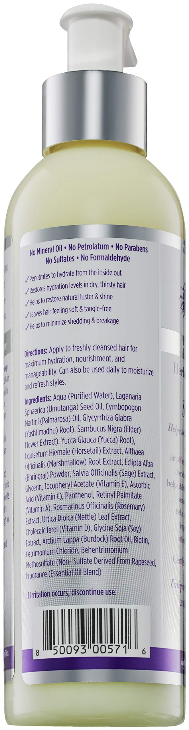 The Mane Choice Heavenly Halo Herbal Hair Tonic & Soy Milk Deep Hydration Softening Milk 8oz (8oz) - BeesActive Australia