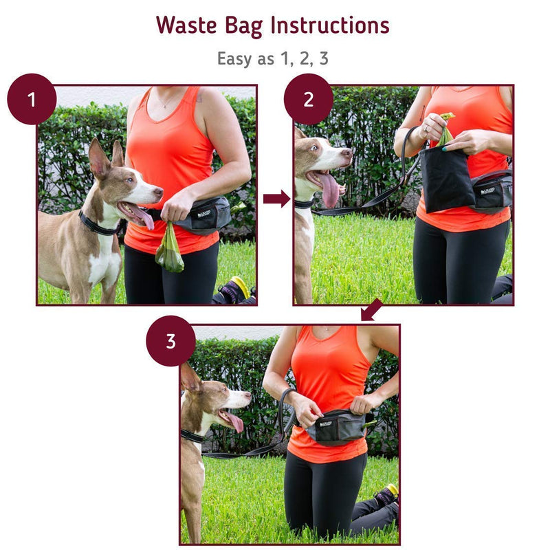 Leashboss PackUp Pouch and Trainer Pack - Dog Walking and Training Fanny Packs with Poop Bag Dispensers - BeesActive Australia