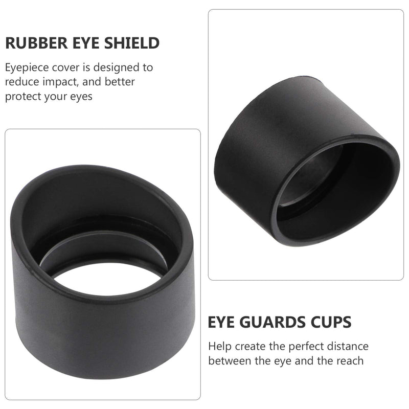 TEHAUX 2PCS 33 mm Inner Diameter Eye Guards Microscope Telescope Eyepiece Eye Piece 32-35mm Rubber Eye Cups - BeesActive Australia