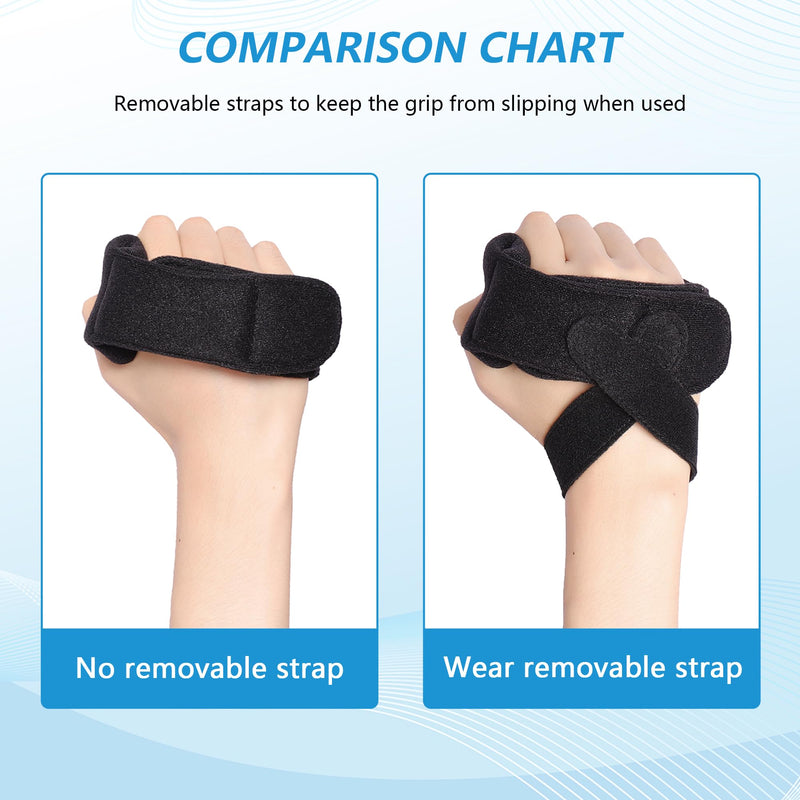 Joingood Palm Grip Palm Protector for Hand Contracture Finger Contracture Cushion for Rehabilitation Stroke Hemiplegic Arthritis Skin Breakdown Comfortable Contracture Prevention Pad for Patient Rehab - BeesActive Australia