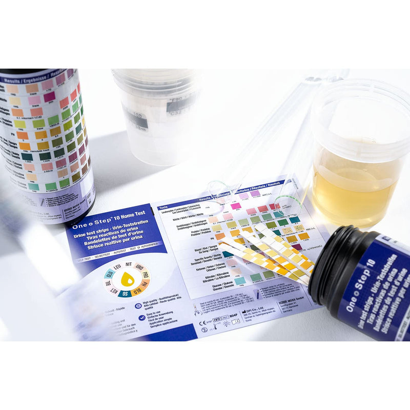 10 Parameter Urine Strips | Dipstick Tests | 100 Test Strips 100 Count (Pack of 1) - BeesActive Australia