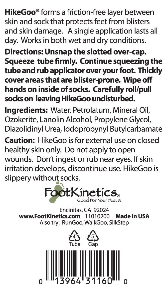 HikeGoo Blister Prevention Cream Specifically Formulated for Feet (3 oz) 3 Ounce - BeesActive Australia