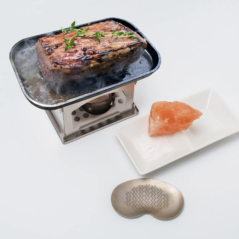 Wablade Japanese Sustainable Titanium Grater for Wasabi Ginger Cheese Salt 3.4 inches Made in Japan - BeesActive Australia