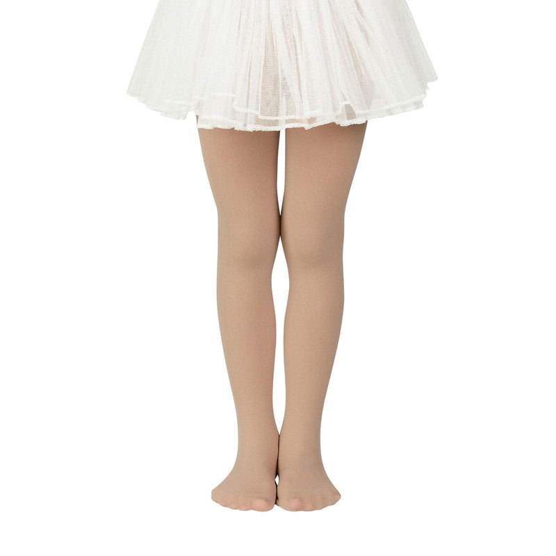 Girls Ballet Dance Tights for Toddler Baby Soft Athletic Leggings Infant Elastic Dance Tights for Girls 6-9 Years Z Nude&nude - BeesActive Australia