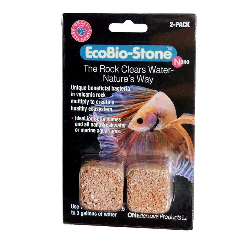 EcoBio-Block EBSNC20107 Nano Water Clarifier (2 Pack), Volcanic Stone - BeesActive Australia