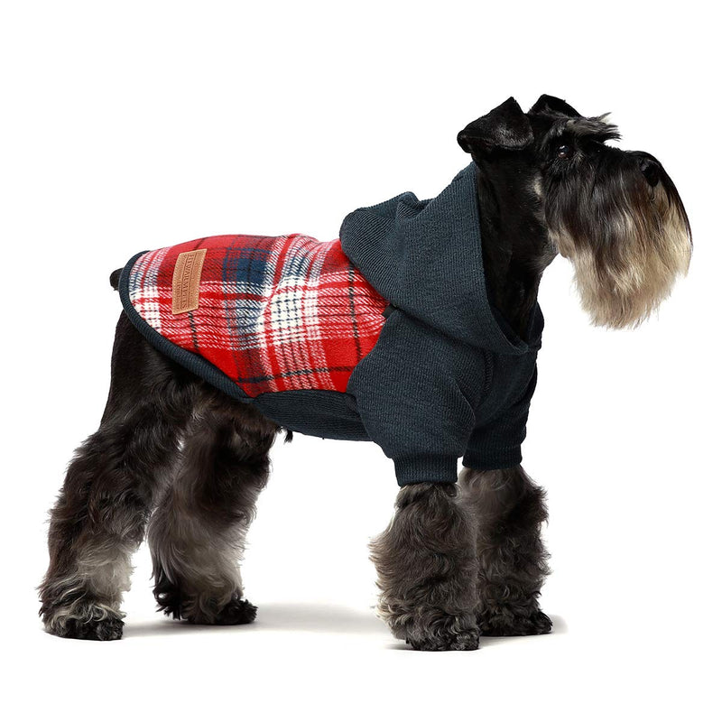 Fitwarm Knitted Pet Clothes Dog Sweater Hoodie Sweatshirts Pullover Cat Jackets Large Red - BeesActive Australia