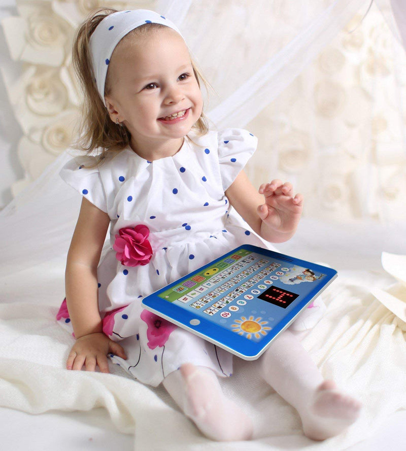Boxiki kids Spanish-English Learning Bilingual Tablet Educational Toy with LED Screen Display. Learn Spanish and English with ABC Games and Spelling. Kids Love Our Interactive Educational Toys! - BeesActive Australia