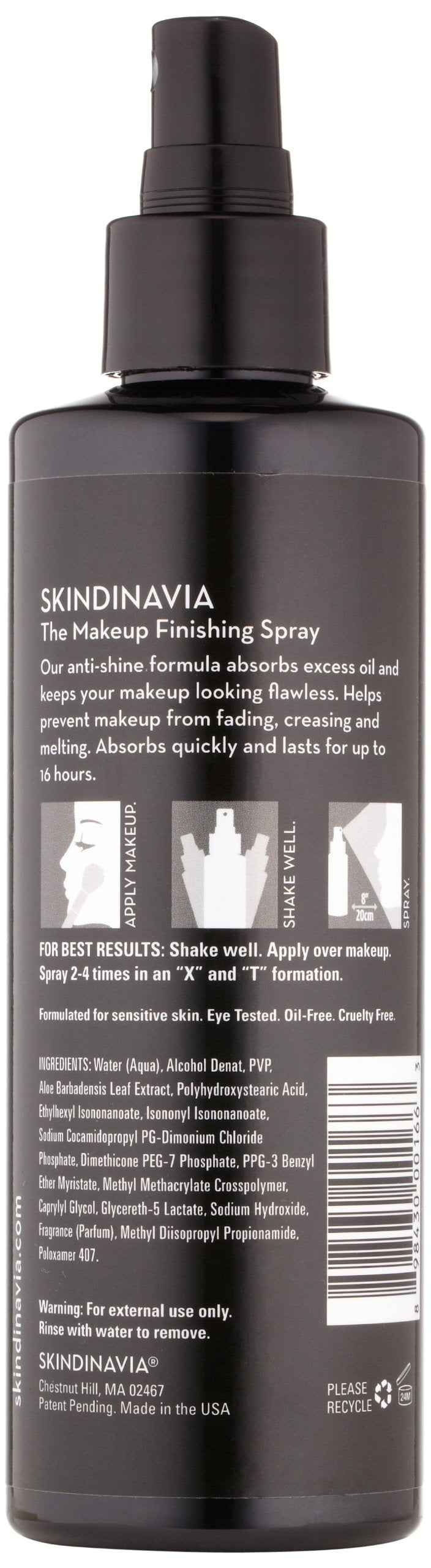 Skindinavia The Makeup Oil Control Finishing Spray, 8 Fl Oz - BeesActive Australia