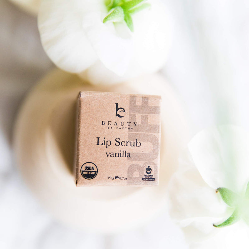 Organic Lip Scrub - Vanilla Sugar Scrub, Lip Scrubs Exfoliator & Moisturizer, Lip Care Exfoliating Scrub and Lip Moisturizer for Chapped Lips, Lip Repair for Soft Lips, Best Gift or Stocking Stuffer… 1 pack - BeesActive Australia