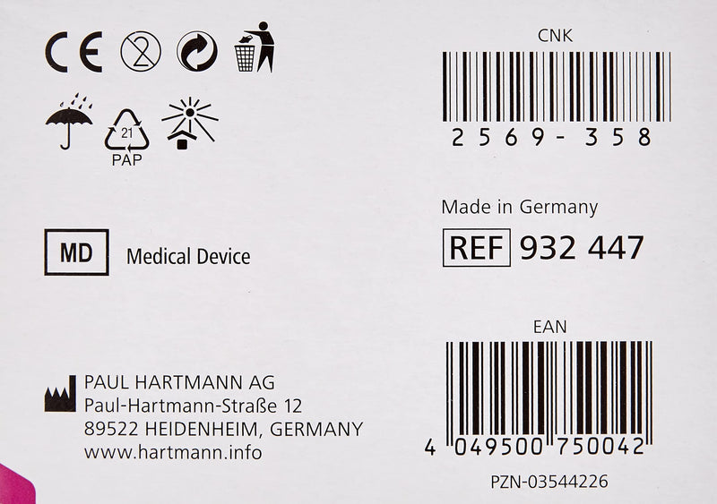 Hartmann 4049500750042 Peha-Haft Cohesive Conforming Bandage, Latex Free, 20 m x 16 cm 20m x 6cm - BeesActive Australia