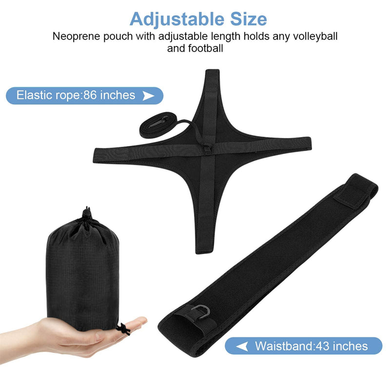 Yosoo Health Gear Football Kick Hands Free Trainer Solo Football Training Aid Soccer Kickback Trainer Adjustable Waist Belt for Kids Adults - BeesActive Australia