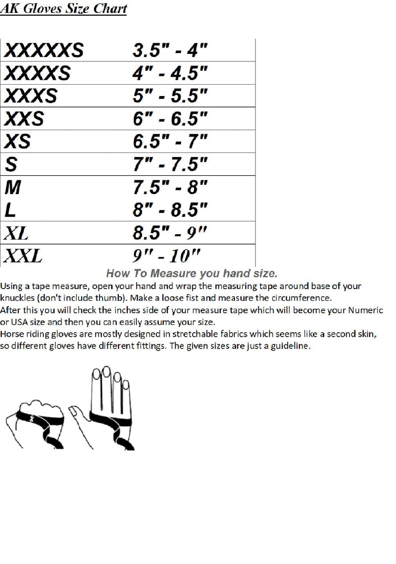 AK Horse Riding Gloves Ladies, Men & Kids Equestrian Gloves with Stones AKRS-6710 (L, White) - BeesActive Australia