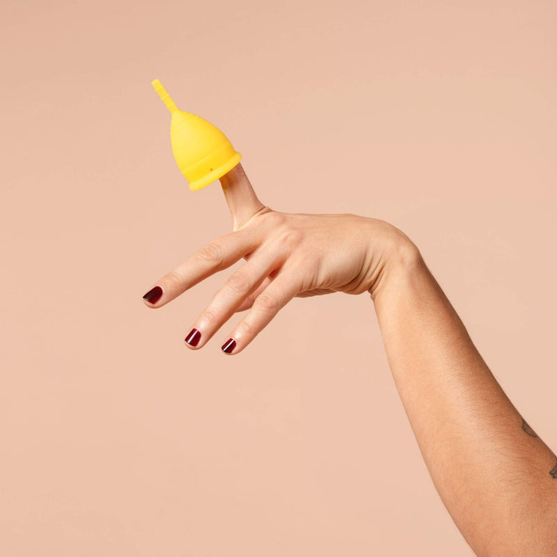 Lunette Reusable Menstrual Cup - Yellow - model 2 For Normal Or Heavy Flow - (En Version) - BeesActive Australia