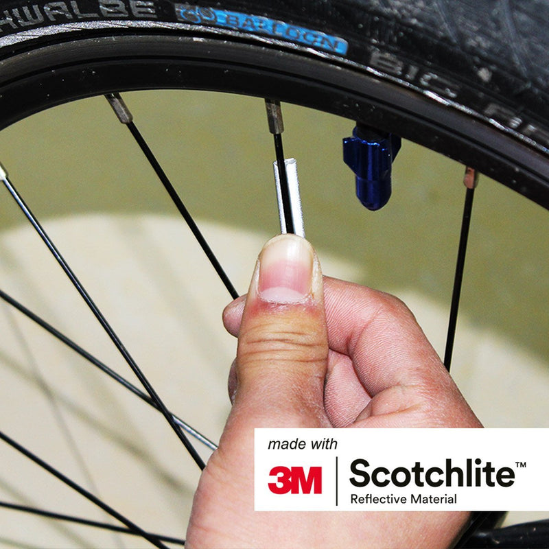 Salzmann 3M Spoke Reflectors for Bicycles | High Visibility| Made with 3M Scotchlite | 36 Pieces - BeesActive Australia