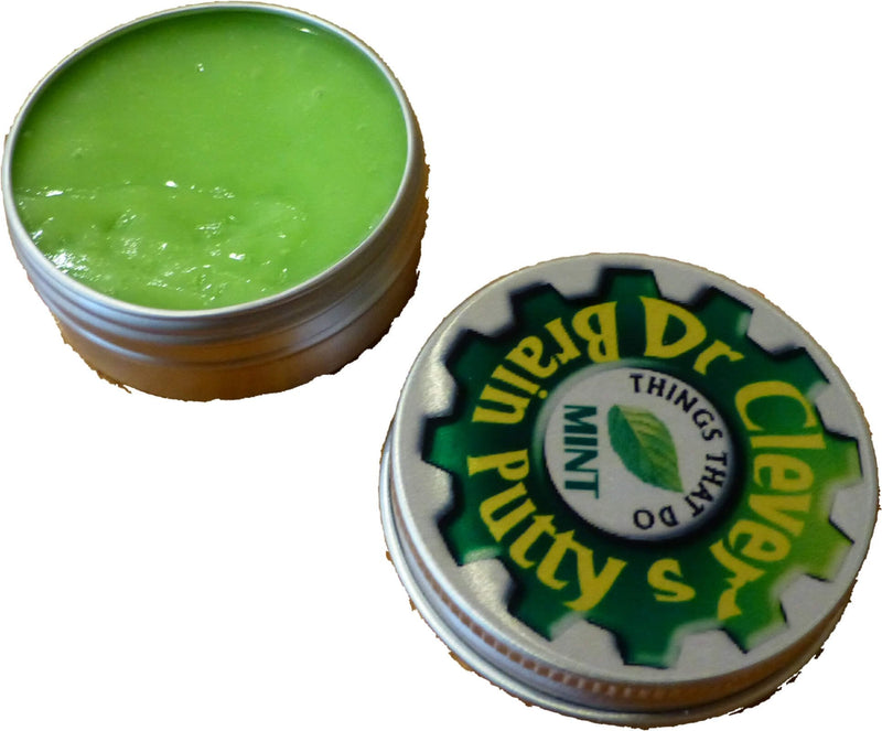 Dr Clever TM Stress Putty | Sensory Relief | Fidget Toy | Relax and Concentrate | Mint Scented 20g tin - BeesActive Australia