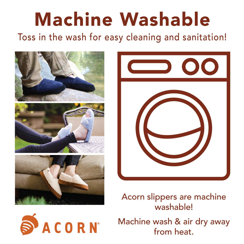 Acorn Unisex Versafit Fleece Sock, Warm, Breathable and Moisture Wicking, Mid-Calf Length X-Large Charcoal - BeesActive Australia