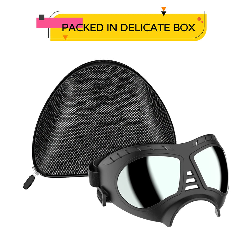 NVTED Dog Goggles Big Area Dog Sunglasses, Large Breed Windproof Snowproof Eye Protection Dog Glasses for Outdoor Driving Cycling - BeesActive Australia