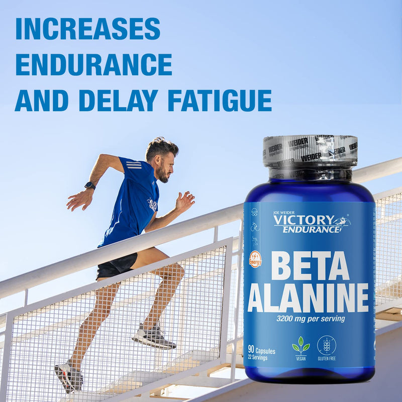 VICTORY ENDURANCE Beta Alanine (90 Caps); Increases Endurance, Improves Muscle Contraction and Delays Fatigue - BeesActive Australia