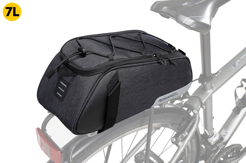 Roswheel Essential Series Convertible Bike Trunk Bag/Pannier Bicycle Rack Trunk Bag (7l) - BeesActive Australia