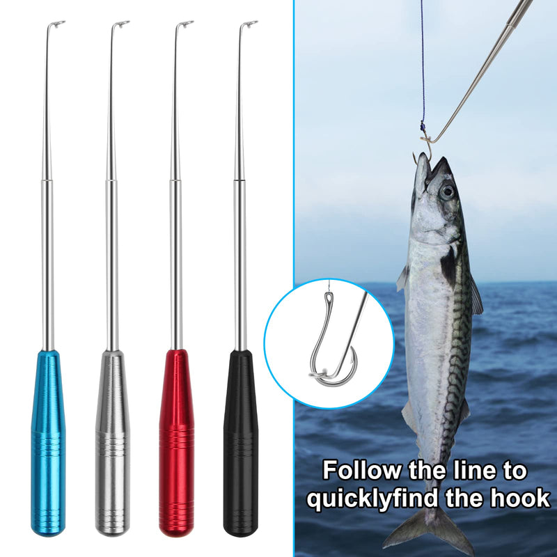 Fish Hook Remover, Boyistar 4PCS Fishing Hook Quick Removal Device, Security Extractor Fishhook Disconnect Removal Tool with Storage Tube for Fishing - BeesActive Australia