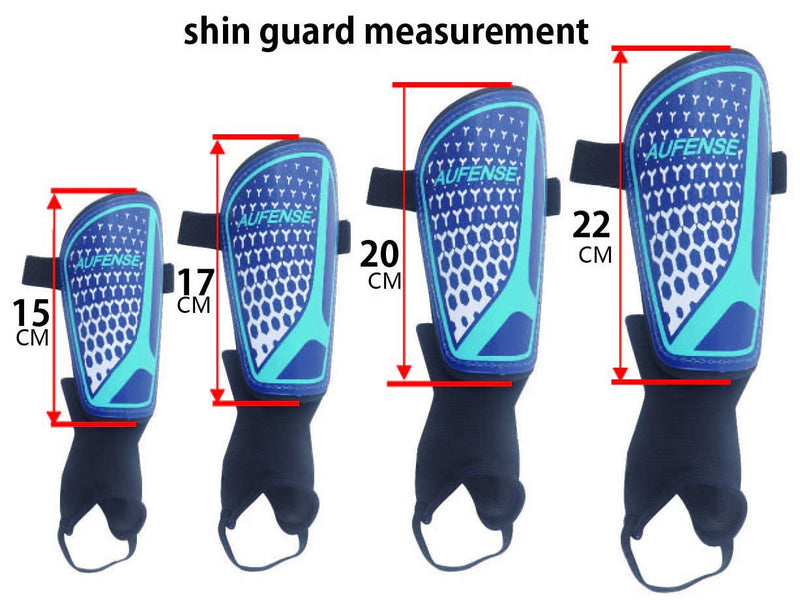 Aufense Soccer Shin Guards for Toddlers Kids - Durable Shin Pads with Ankle Protection for Ages 2-14 Boys and Girls BLACK Small - BeesActive Australia