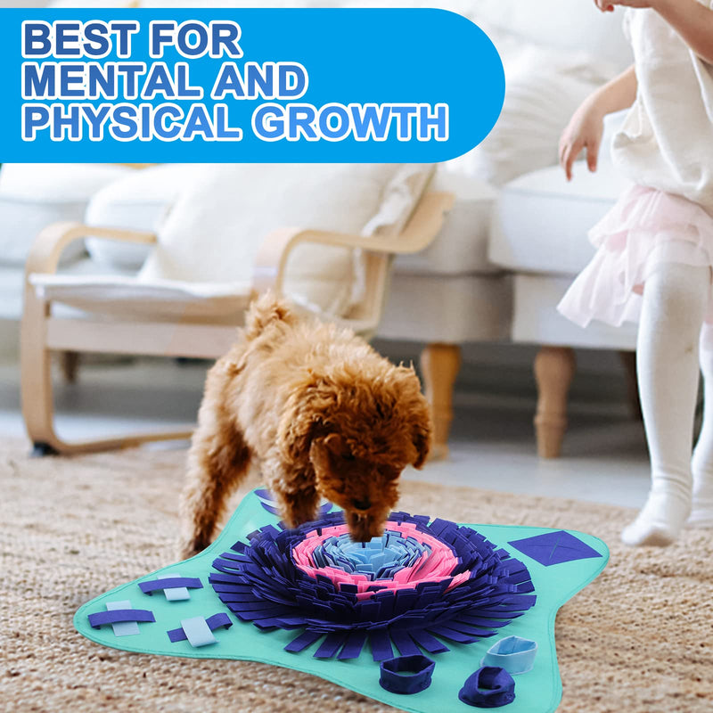 PET ARENA Snuffle Mat for Dogs - 25" x 25’’ Dog Snuffle Mat Interactive Feed Game for Boredom, Encourages Natural Foraging Skills and Stress Relief for Small/ Medium/ Large Dogs - BeesActive Australia