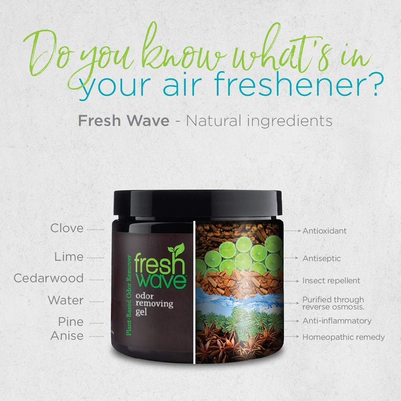 Fresh Wave Odor Removing Gel + Spray Bundle: (2) 15 oz. Gels + (2) 8 fl. oz. Sprays - BeesActive Australia