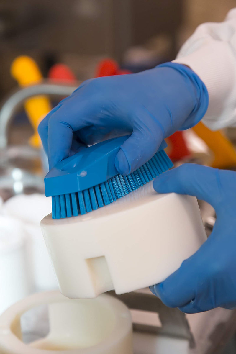 Vikan 64403 Nail Brush, Polyester, 1-31/32" x 4-1/2", Blue 6440 - BeesActive Australia