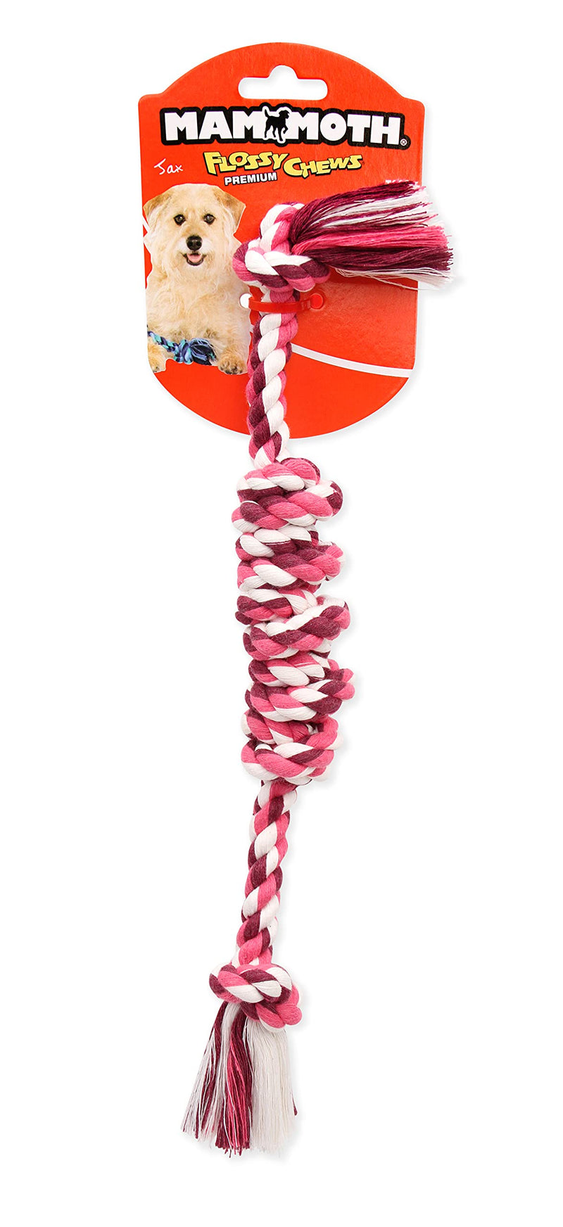 Flossy Chews Assorted Color Monkey Fist Bar Small 15" - BeesActive Australia