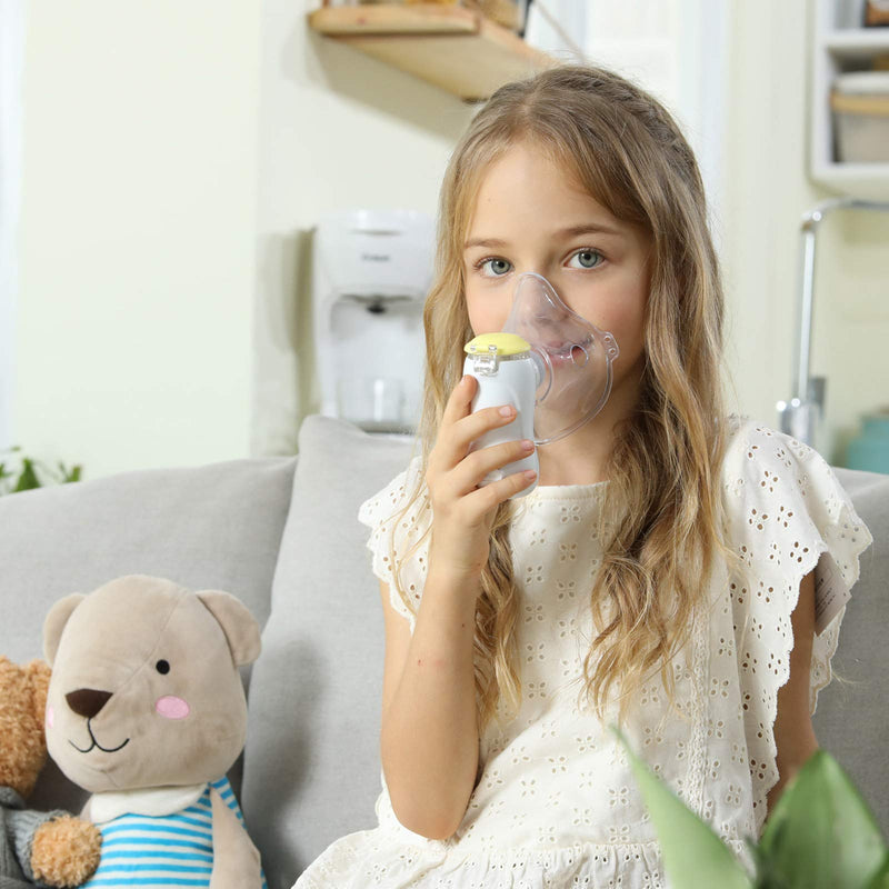 FEELLIFE Portable Inhaler, Handheld Steam Atomiser, for Kids Travel and Household use Yellow - BeesActive Australia