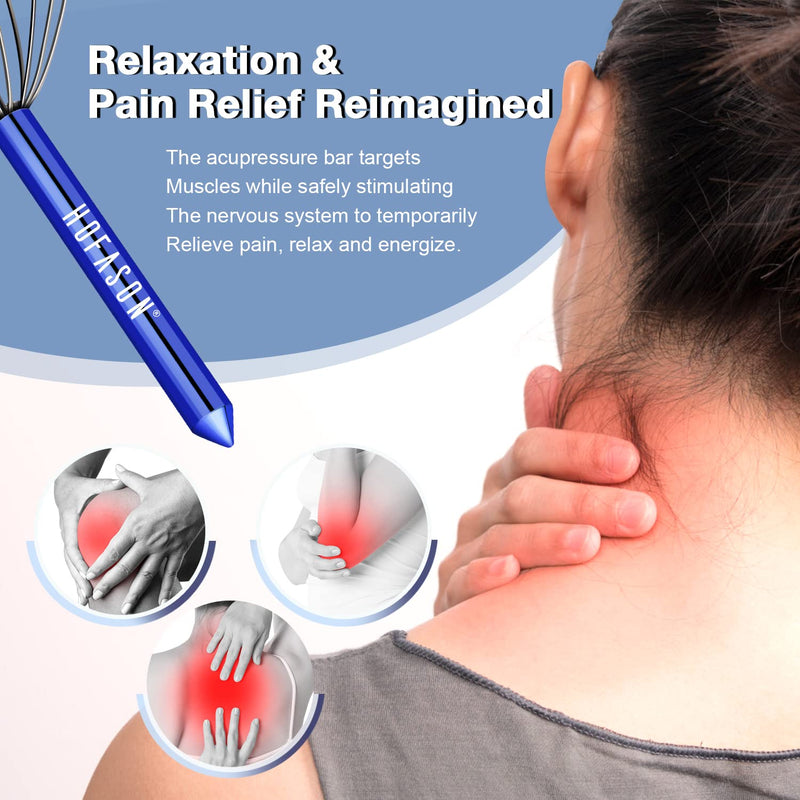 Scalp Massagers, Handheld Head Massage Tingler Novelty Gifts for Men Women, Scratcher for Deep Relaxation, Hair Stimulation and Stress Relief, Stocking Fillers Birthday Christmas Gifts (1 Pack) 1 Pack - BeesActive Australia