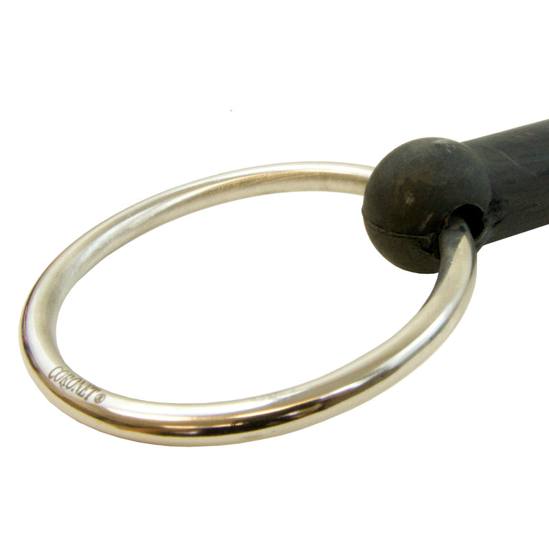 [AUSTRALIA] - Coronet Flexible Rubber Mouth Loose Ring Horse Bit 5 1/2-Inch 