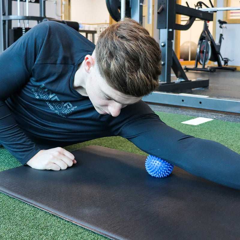 Fitness Mad Spikey Massage Ball, Ideal for Trigger Point Therapy, Deep Tissue & Myofascial Release, Relaxes Tight Muscles & Stress, 3 Hardness Levels - BeesActive Australia